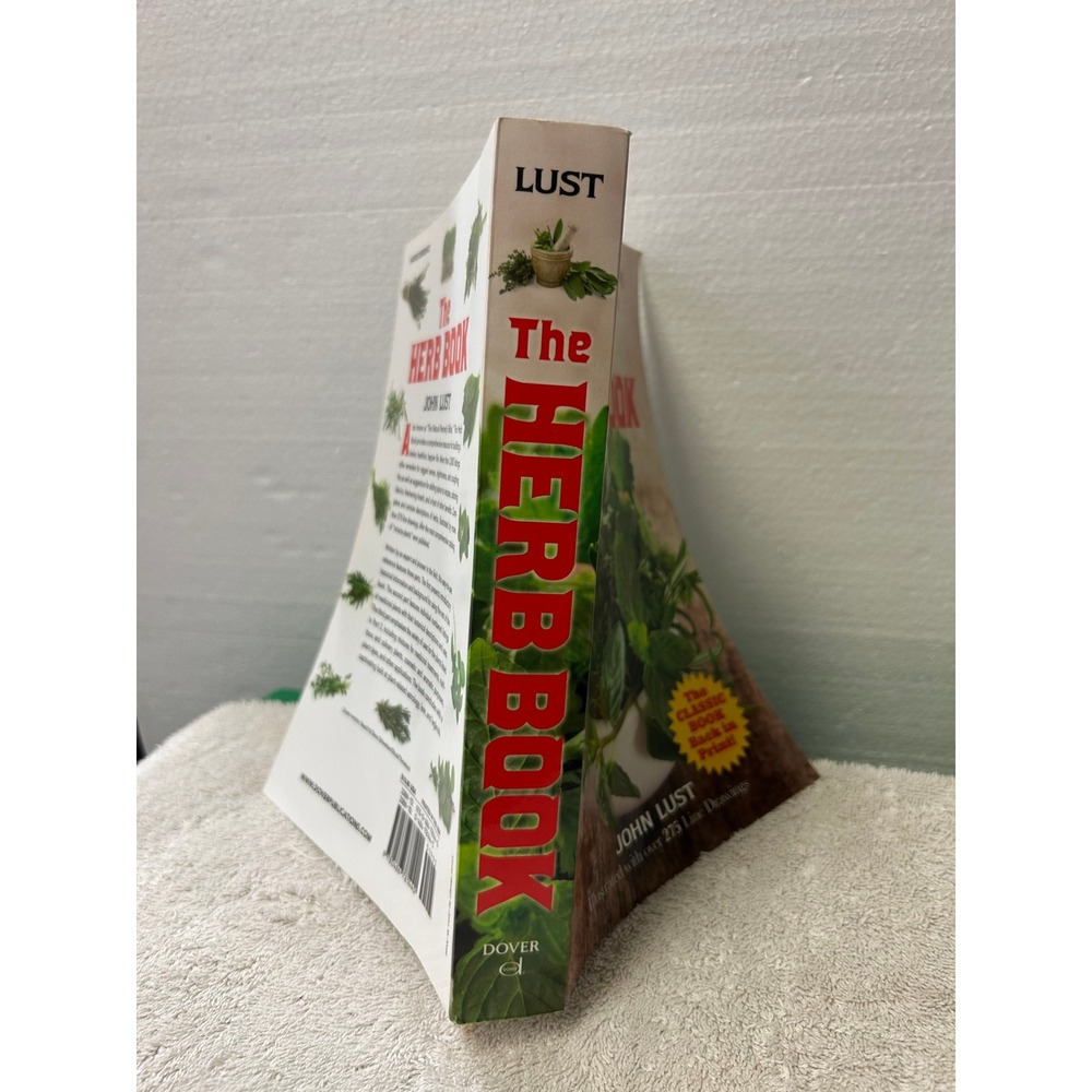 The Herb Book by John Lust Dover Publications Natural Remedy Bible Paperback - Picture 3 of 3